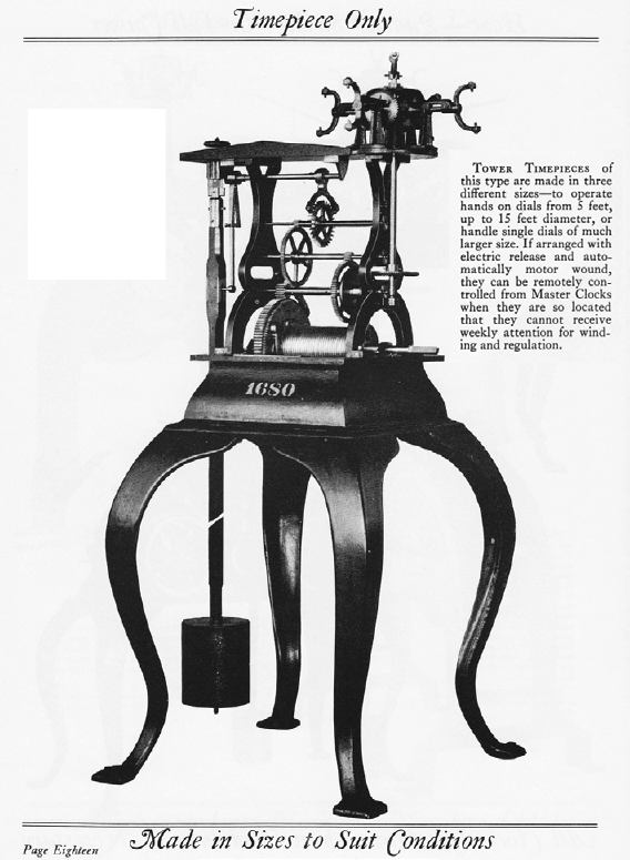 Details about   Howard Tower Clock  Model 00 Original Paint SN #1024 